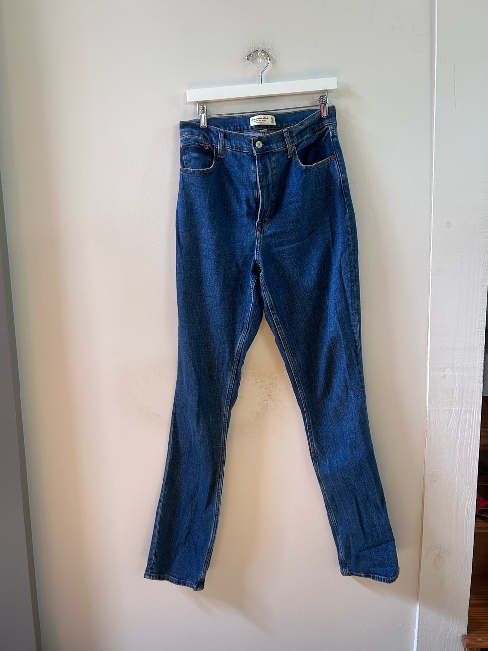 Abercrombie 90s slim straight ultra high rise curve love jeans 29 8 extra tall